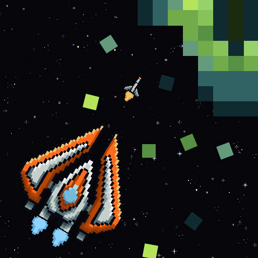 Galactic Pixel Storm